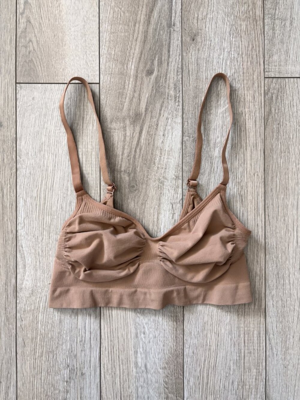 SKIMS Seamless Sculpt Bralette Neutral Tan Womens 2XL/3XL Minimalist Compression - Picture 3 of 8